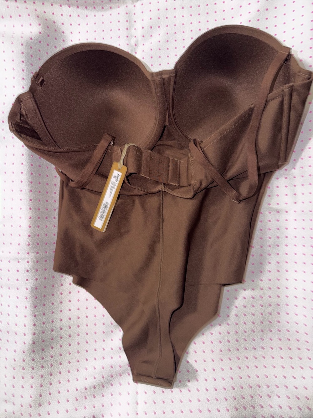 NWT- skims body - L underwire thong body suit - cocoa - Picture 7 of 7